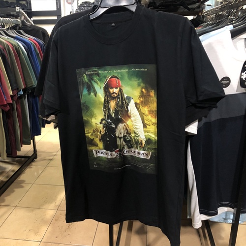 Kaos Pirates of the Caribbean Tshirt Casual Unisex New Cotton T - SHIRT [BISA COD] New 100% Cotton T