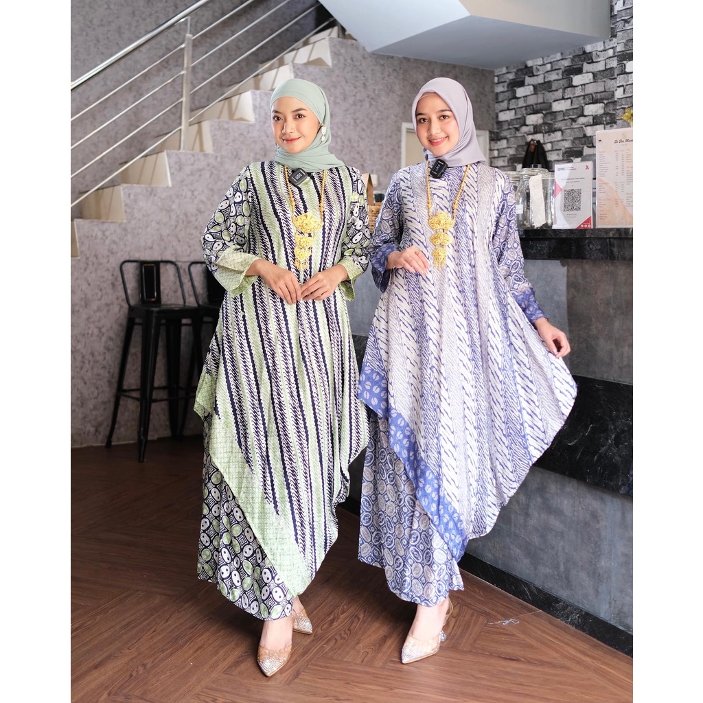 Baju Kondangan Wanita Kekinian | Setelan Batik Wanita Kondangan | Stelan Rok Batik Premium | Batik W