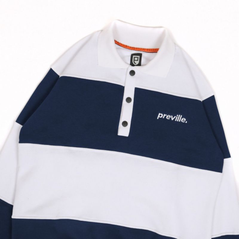 PREVILLE VINTAGE RUGBY SWEATER ORIGINAL BRAND