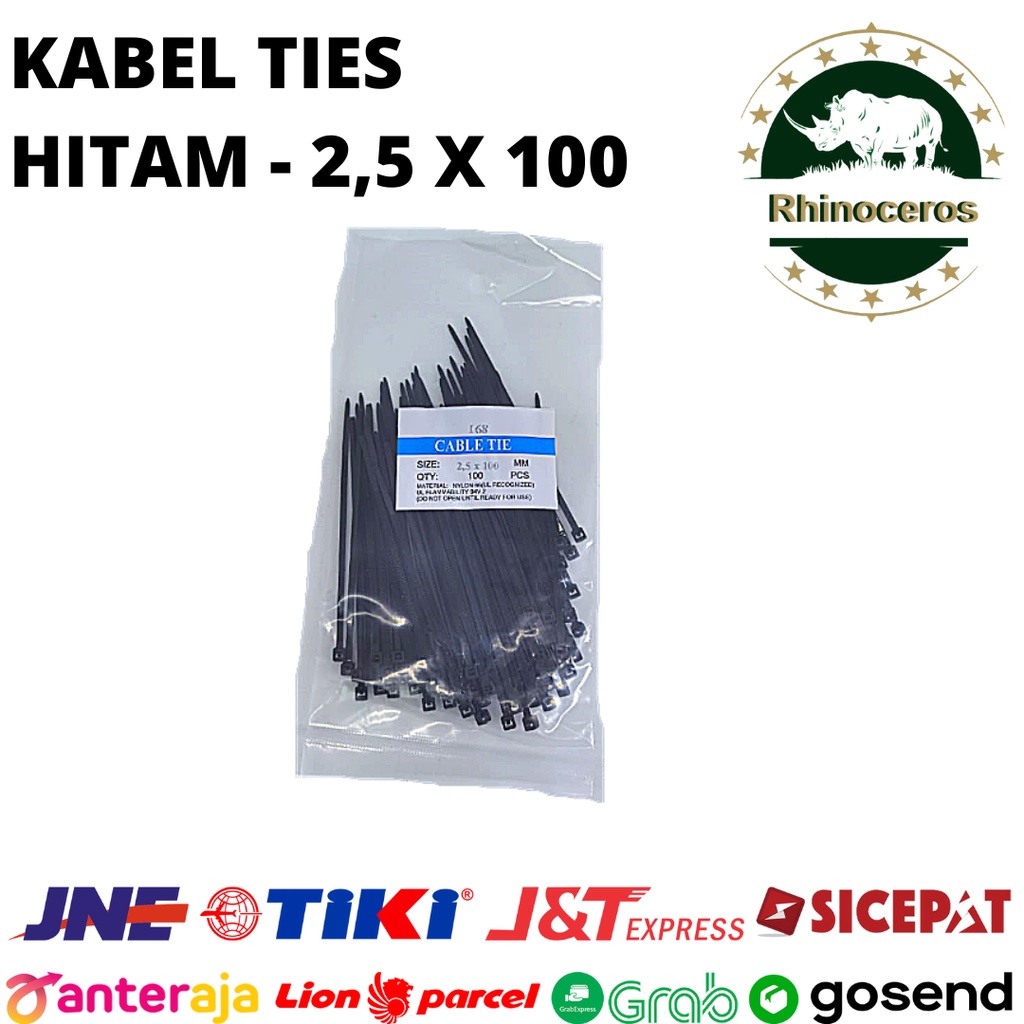 Kabel Ties Hitam Kabel Tis Kabel Pengikat Hitam
