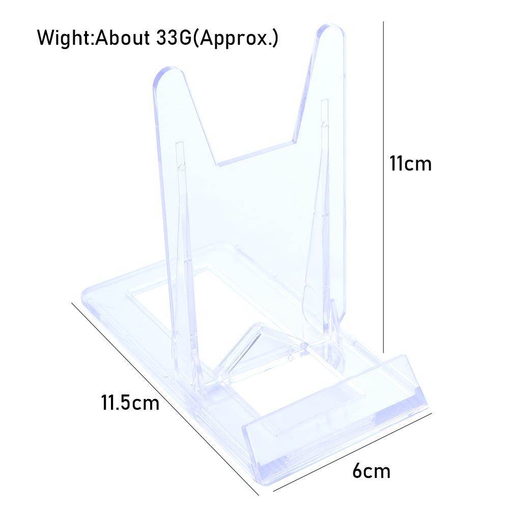 Stand Pajangan AUGUSTINA Stand Foto Serbaguna Tahan Lama Tempat Kartu Nama Holder Piring Plastik Dua Sekat