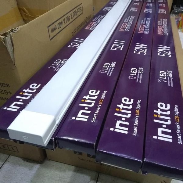 INLITE INTE002 52W Kap Lampu LED T8 Integrated 120CM 52 Watt IN-LITE / LAMPU INLITE T8