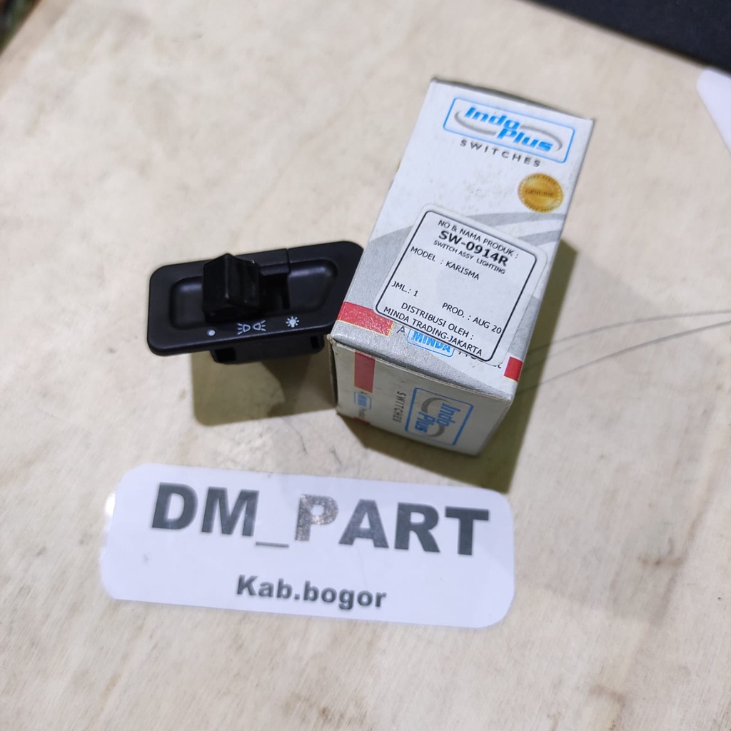 Saklar tombol SWITCH LAMPU SENJA KANAN TRAPESIUM MINDA suzuki smash old new shogun 125 arashi spin s
