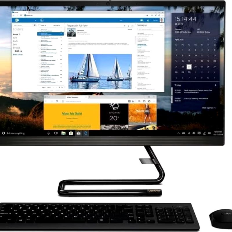 LENOVO AIO A340-24IWL Intel Core i3-10110U RAM 8GB SSD 256GB Win 11