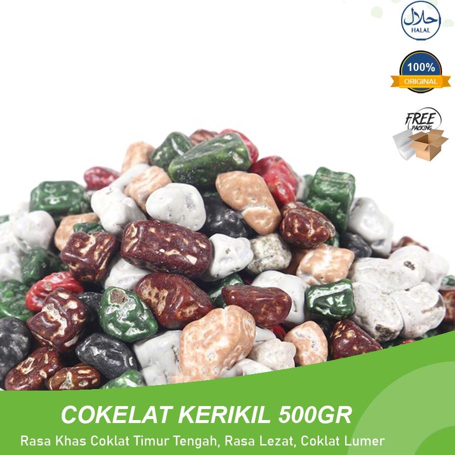 

™ Cokelat Premium Kerikil 500gr Manis Crunchy Khas Turki Kualitas Cocok Untuk Souvenir & Buka Puasa ✫