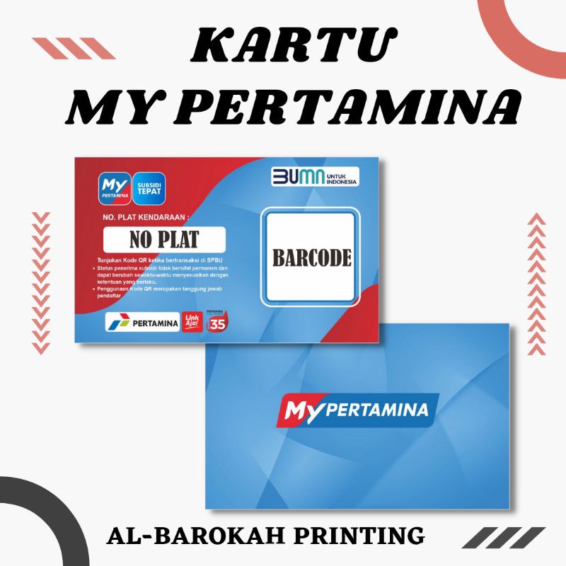 Cetak Kartu My Pertamina | Cetak Kartu PVC | Cetak Kartu ID Card | Cetak Kartu Tebal