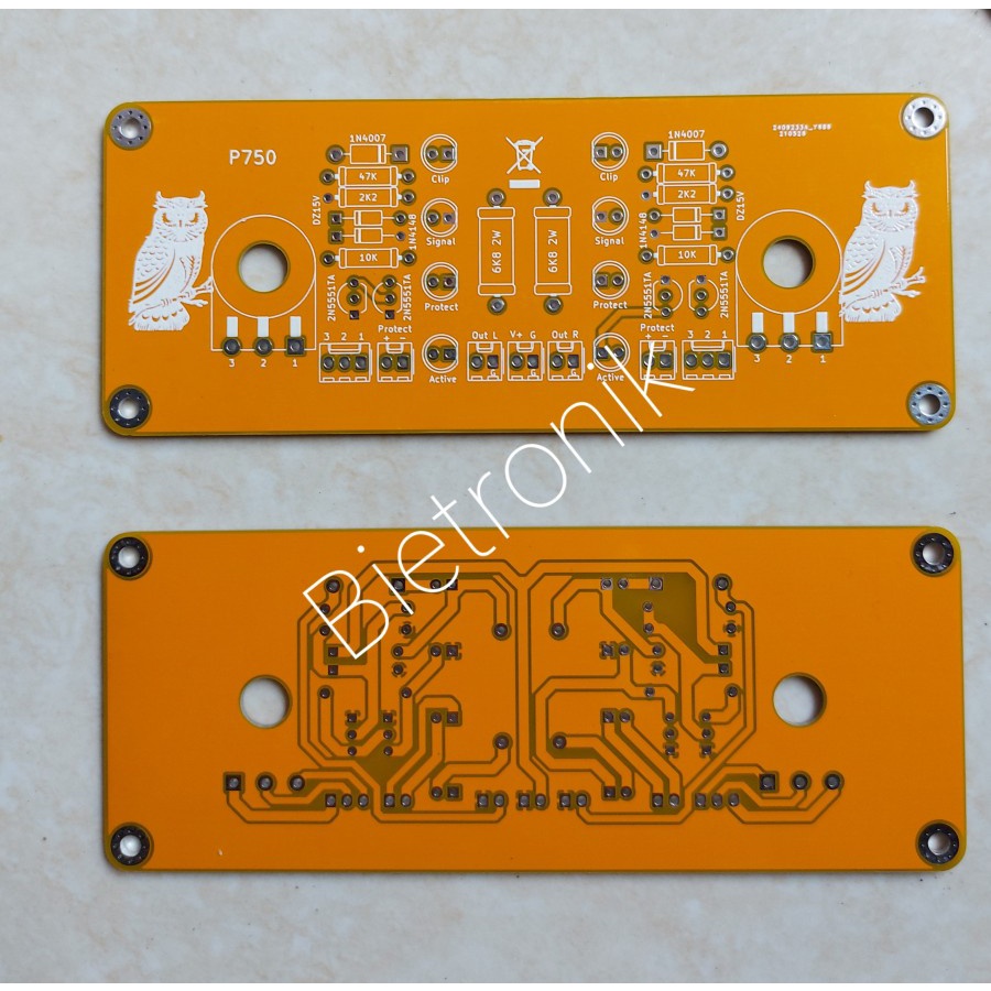 PCB Panel Depan BOX TN3 Dauble layer