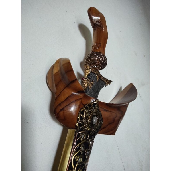 Keris Nogo Siluman Kinatah Sepuh Emas