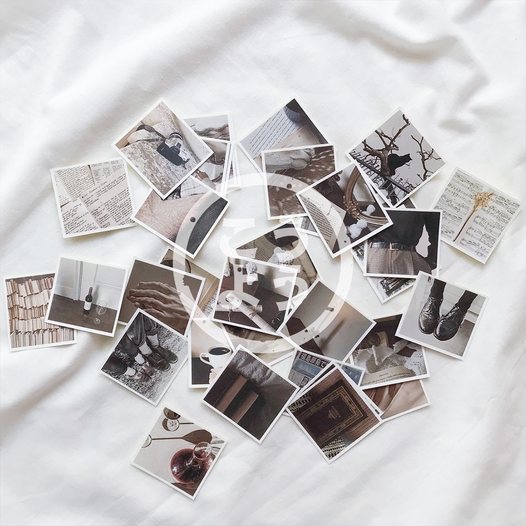 

35 pcs Stiker HVS Gambar Aesthetic untuk Jurnal / Scrapbook (Pack G4)