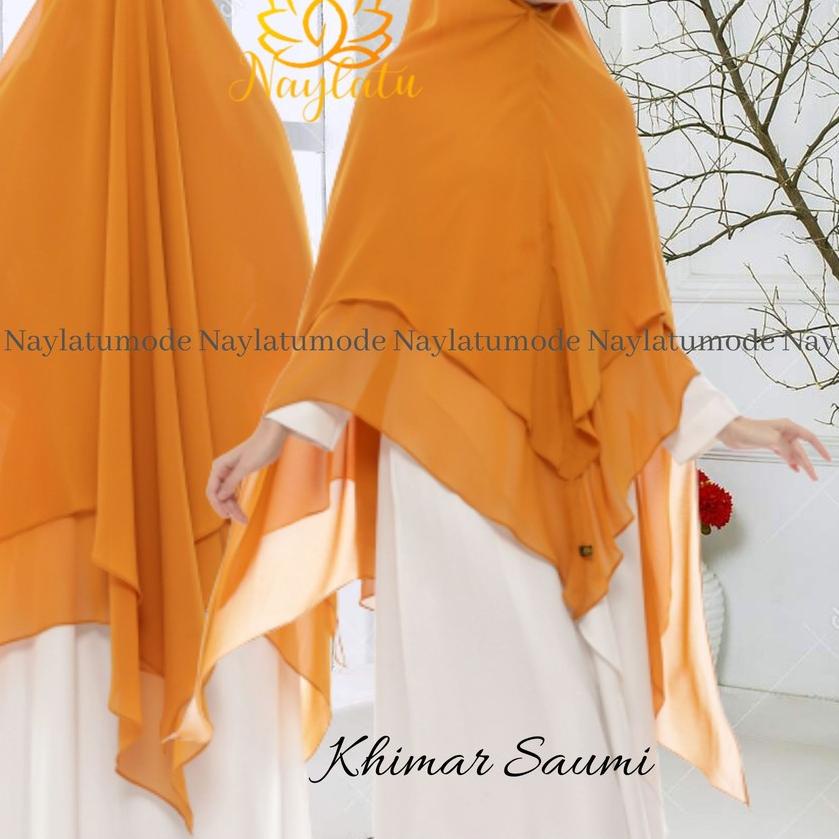 ✰ Jilbab Hijab Khimar Syari Saumi Ori Naylatu ➴