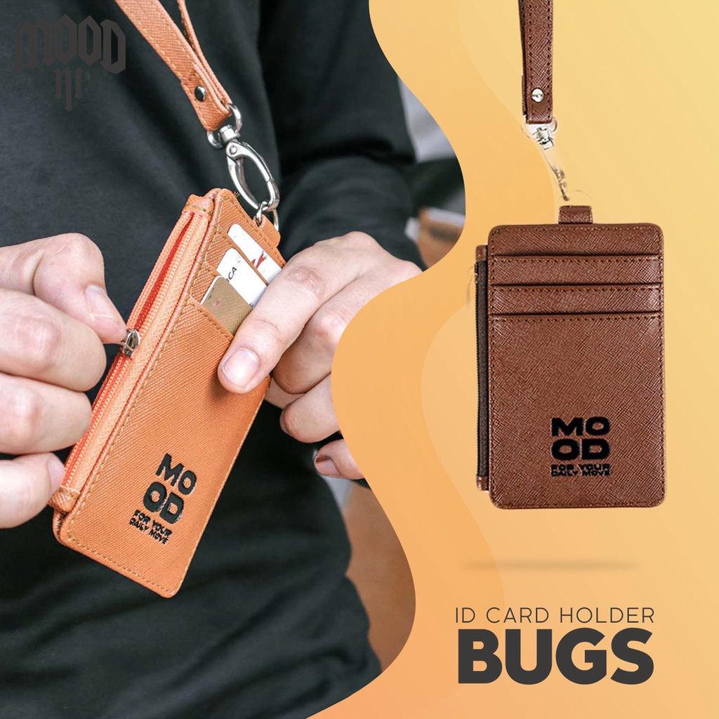 

ID CARD HOLDER NAME TAG - BUGS POCKET by MOOD ADVENTURE