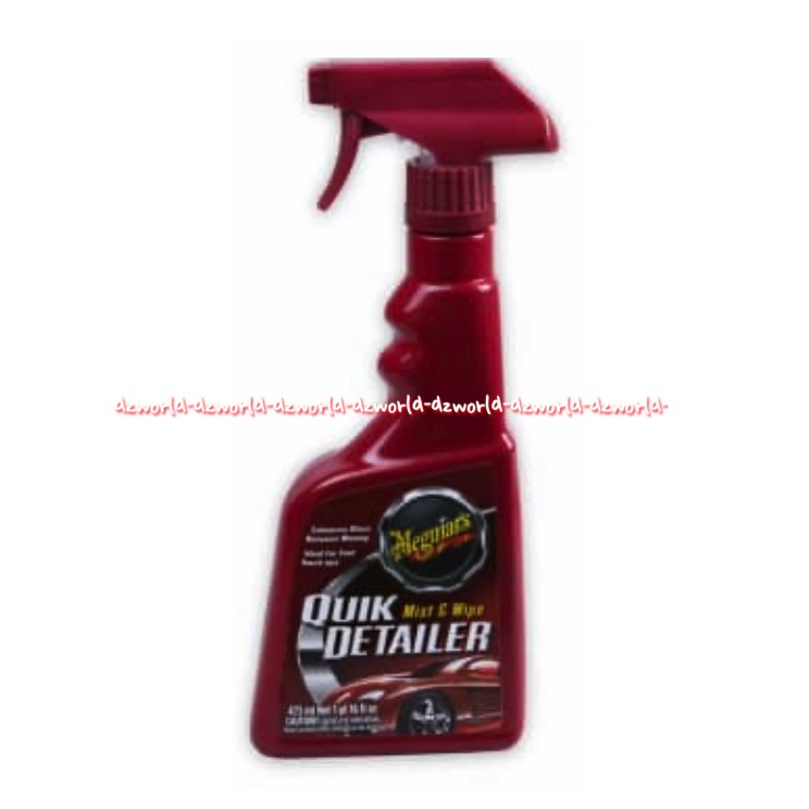 Meguiar's Quick Detailer 473ml Mist &amp; Wipe Cairan Pembersih Mobil Secara Cepat Mengangkat Noda Kotoran Poles Mobil Meguiars Kuik Detailers