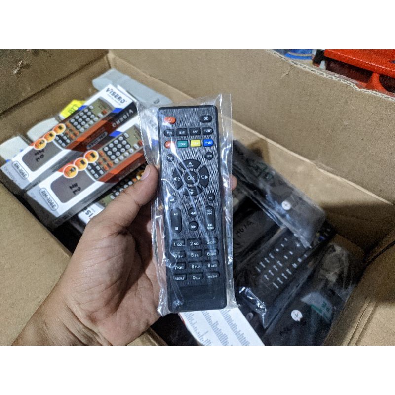 Remote set top box matrix dvb t2