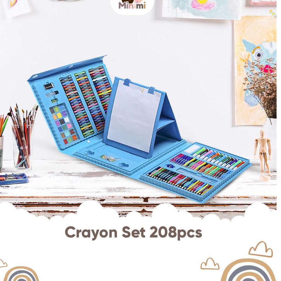 

Grosir Meriah Minimi Crayon Mewarnai Alat Mewarnai Oil Pastel Anak Set Isi 208pcs Oil Pastel Crayon Cocok Untuk Kado