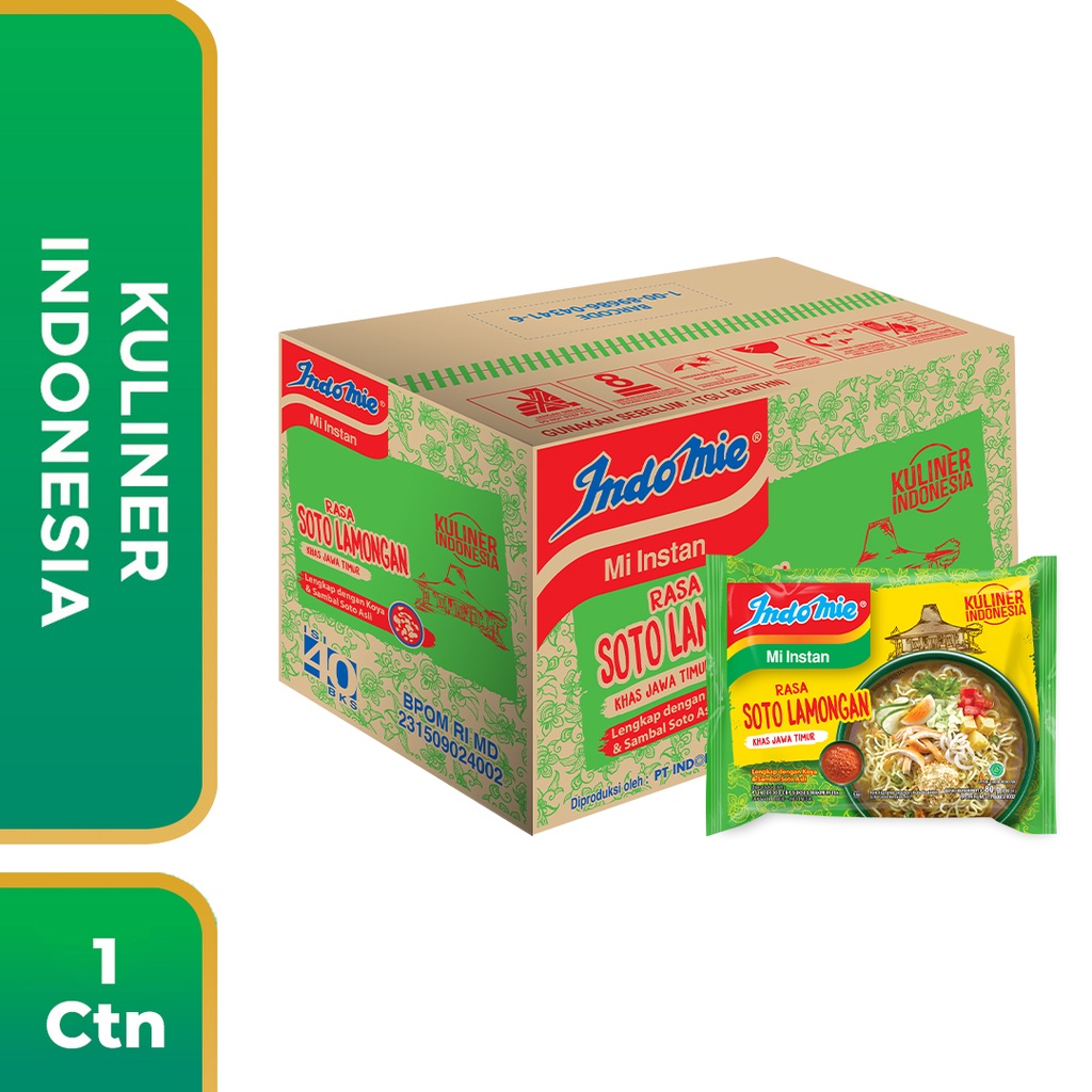 

1 Dus isi 40 Pcs - Indomie Soto Lamongan