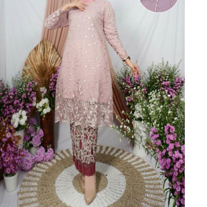 ✦ Setelan Kebaya Tunik-Tunik Tille-Kebaya Tunik Modern-Kebaya Tille-Kebaya Modern-Tunik Padang-Kebay