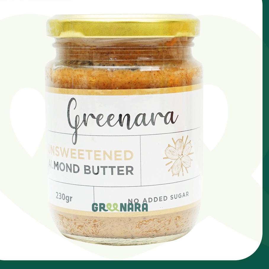 

✧ Greenara Homemade - Unsweetened Almond Butter / Selai Almond ⅎ