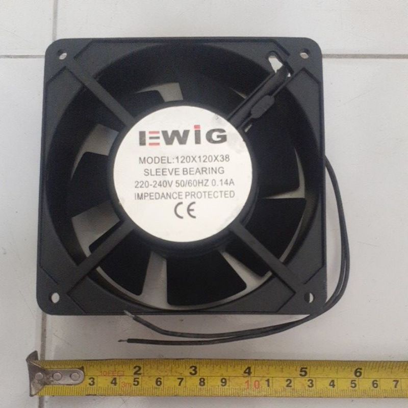 Fan/EWIG/120X120X38/SLEEVE BEARING/220-230V/50/60HZ/0,14A
