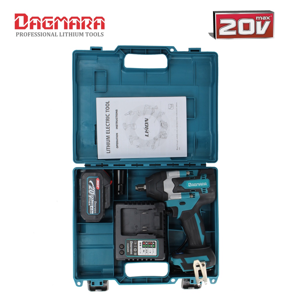 Dagmara 1/2 Inch 700N.m Brushless Heavy Duty Cordless Impact Wrench Y0165