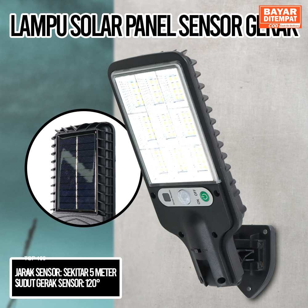 ( ORI ) Allilit Lampu Solar Panel Sensor Gerak Outdoor Waterproof 72LED - 616-5