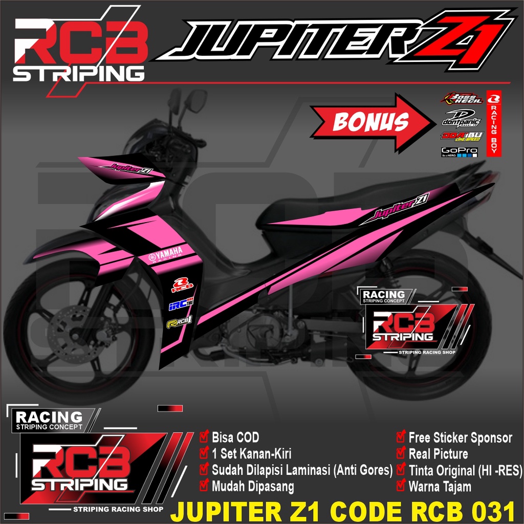 Striping Variasi YAMAHA JUPITER Z1 - Striping Variasi  Yamaha Jupiter Z1 Striping Jupiter Z1 Rcb 031