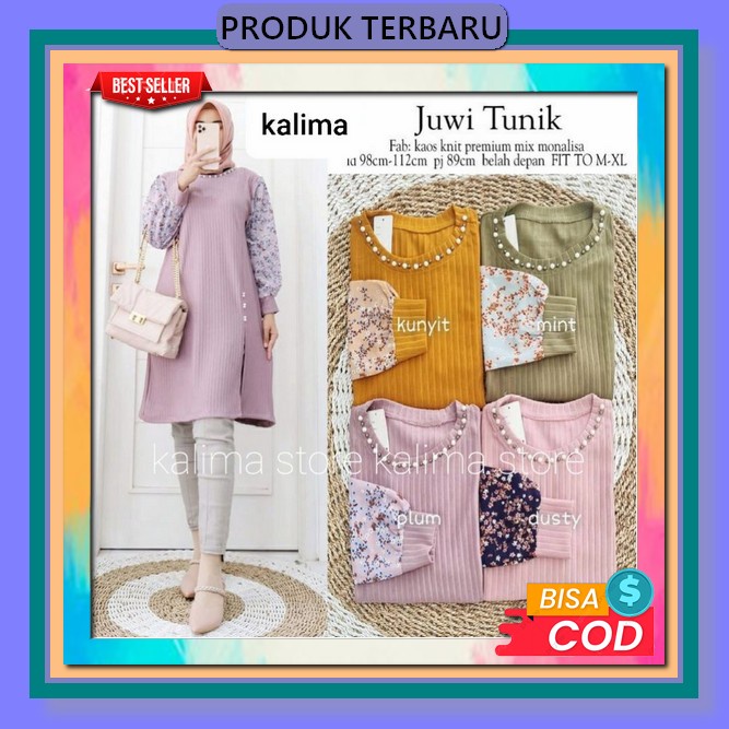 Tunik Muslim Long Tunik Import Polos Hitam Lengan Panjang Wanita Remaja Cewek Tunik Import Terbaru 2