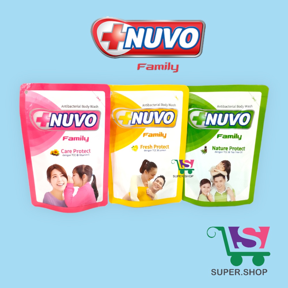 Nuvo Family Antibacterial Body Wash Sabun Cair 60 ML