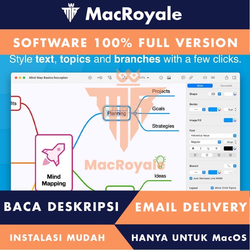 [MacOS] Focusplan Pro Full Version Lifetime Full Garansi