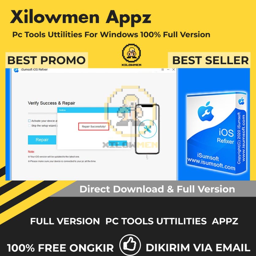 [Full Version] iSumsoft iOS Refixer Pro PC Tools Software Utilities Lifetime Win OS