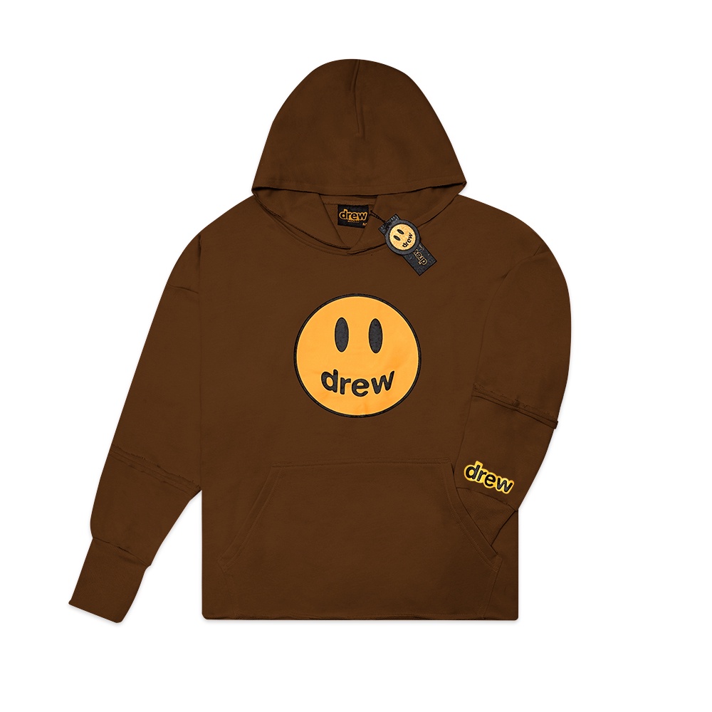 Drew House Mascot Deconstructed Hoodie Brown