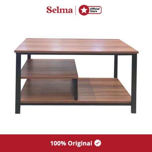 Selma Pascal Meja Tamu - Cokelat Walnut Furniture Informa