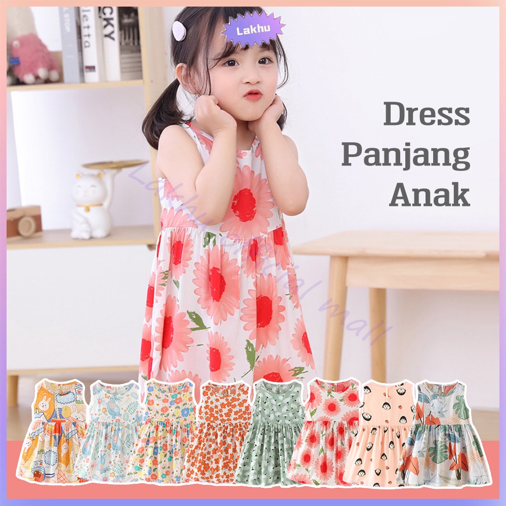 Lakhu Dress Korea Anak Perempuan Import/Baju Bayi Permpuan Cantik