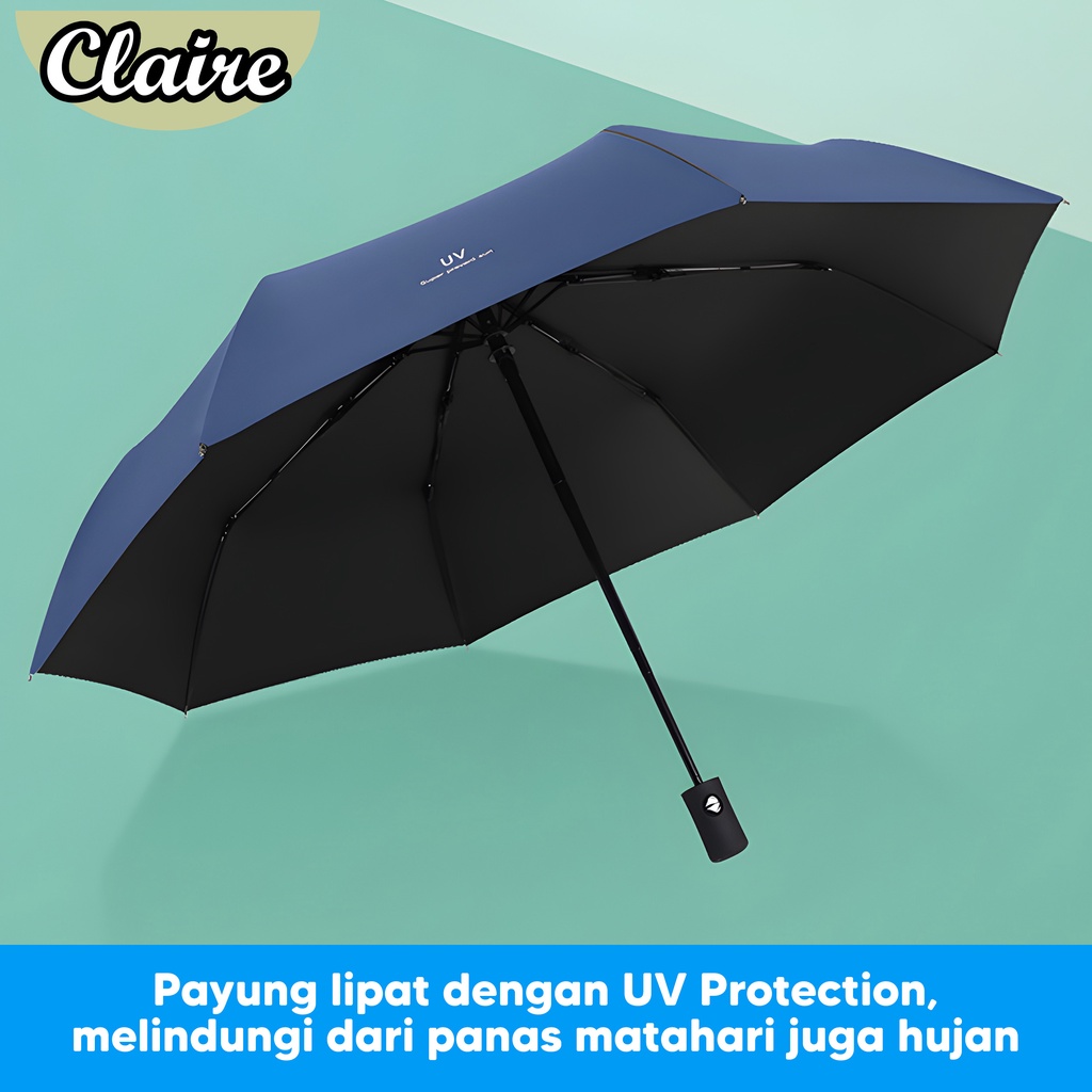 Payung Lipat Manual Otomatis Anti UV / Payung Jumbo Besar / Payung Manual Buka Tutup