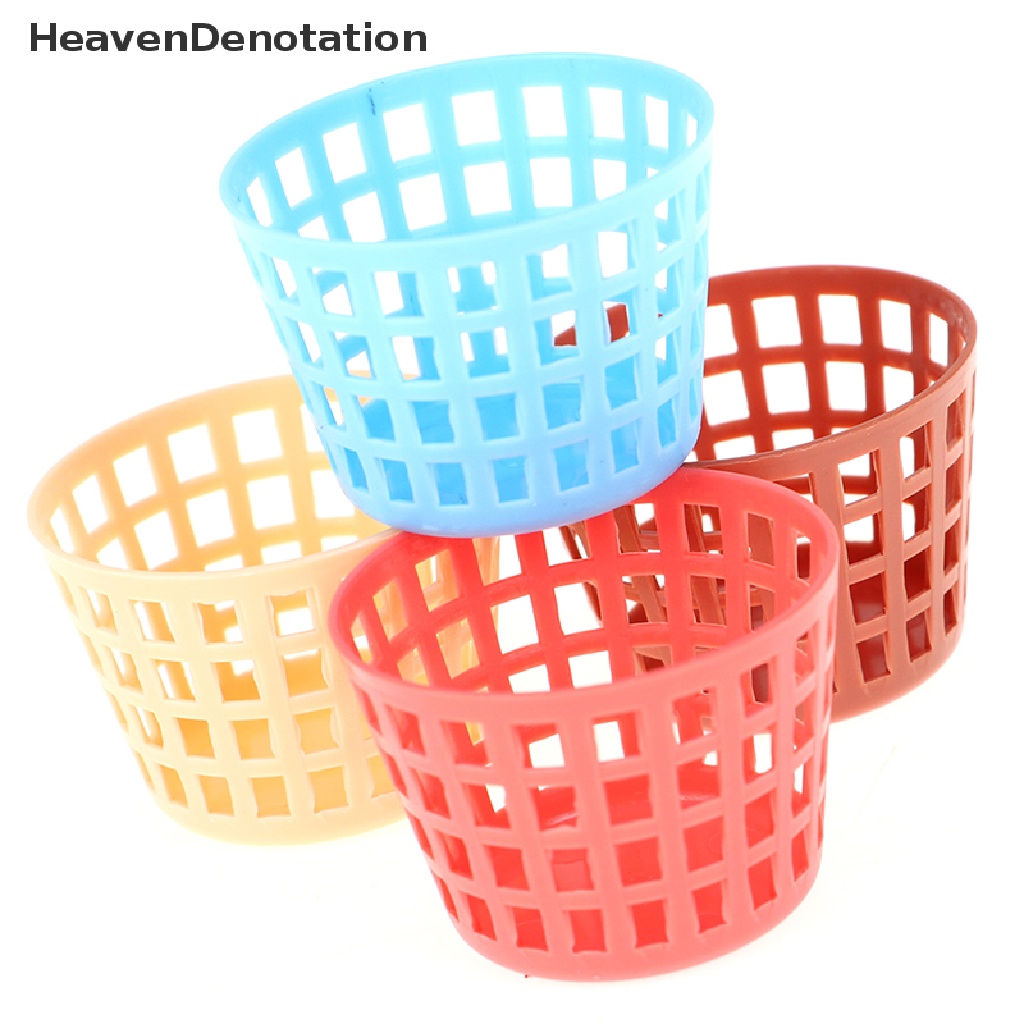 [HeavenDenotation] 5pcs Mini 1 / 12 Cute Dollhouse Storage basket Dolls Miniature Decoration HDV