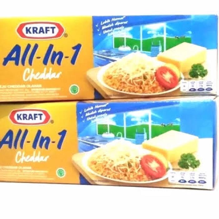 

♥ Keju kraft cheddar all in one 2kg ♠