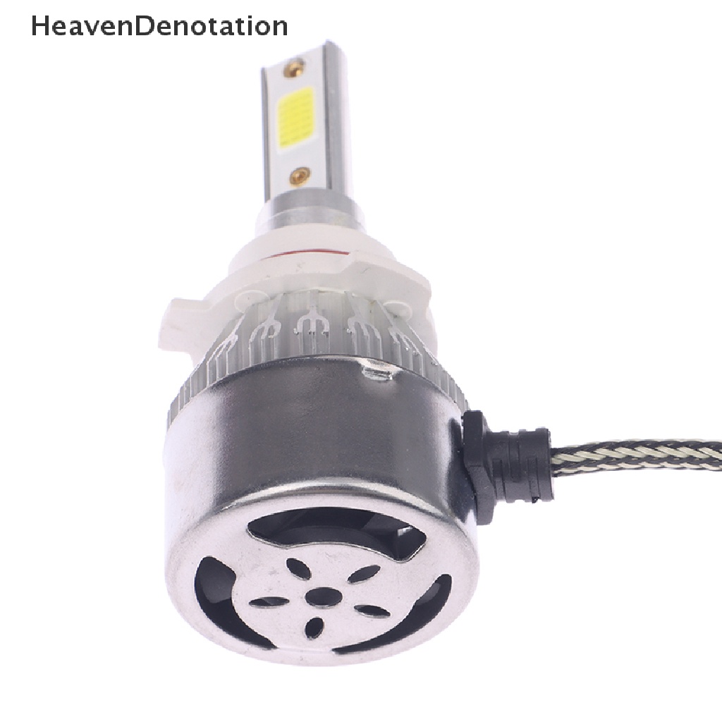 [HeavenDenotation] 2pcs LED Headlight Bulbs Lampu Mobil LED 6000K 36W 12V 3800LM Headlamps Otomatis HDV