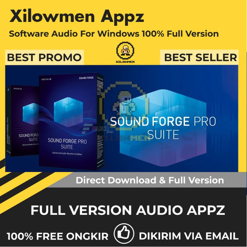 [Full Version] MAGIX SOUND FORGE Pro Suite 16.1.4.71 Pro Lifetime Audio Software WIN OS