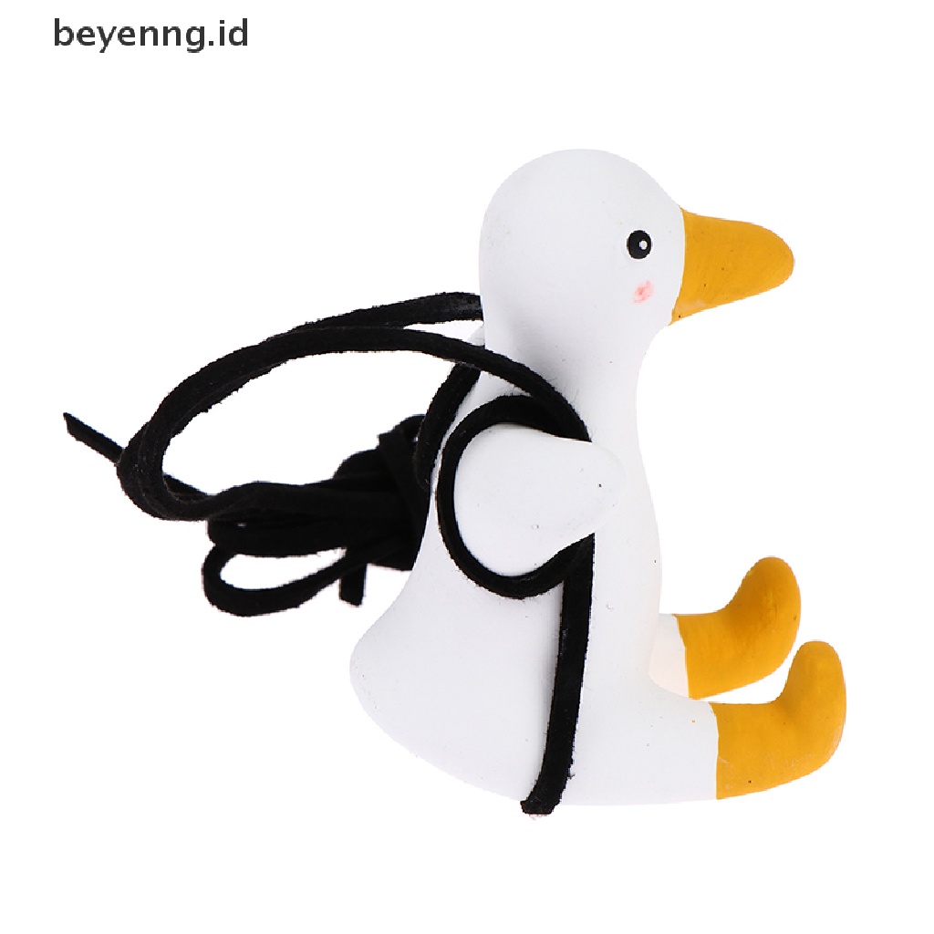 Beyen Bebek Kecil Lucu Mobil Liontin Dekorasi Bebek Swing Auto Spion Pendant ID