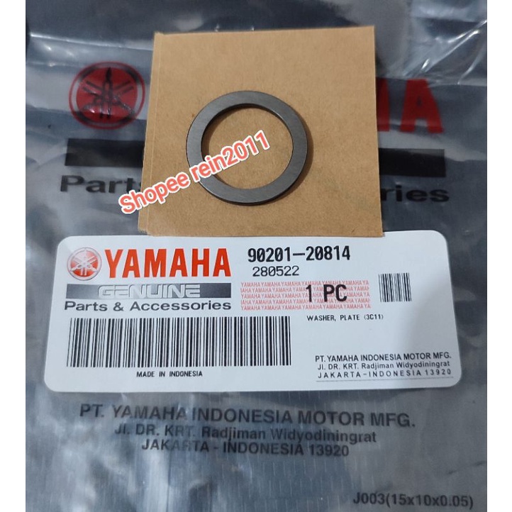 RING AS GIR GEAR DEPAN VIXION OLD NVL NVA VIXION NEW BK8 ASLI ORI YAMAHA 90201 20814 ORIGINAL YAMAHA