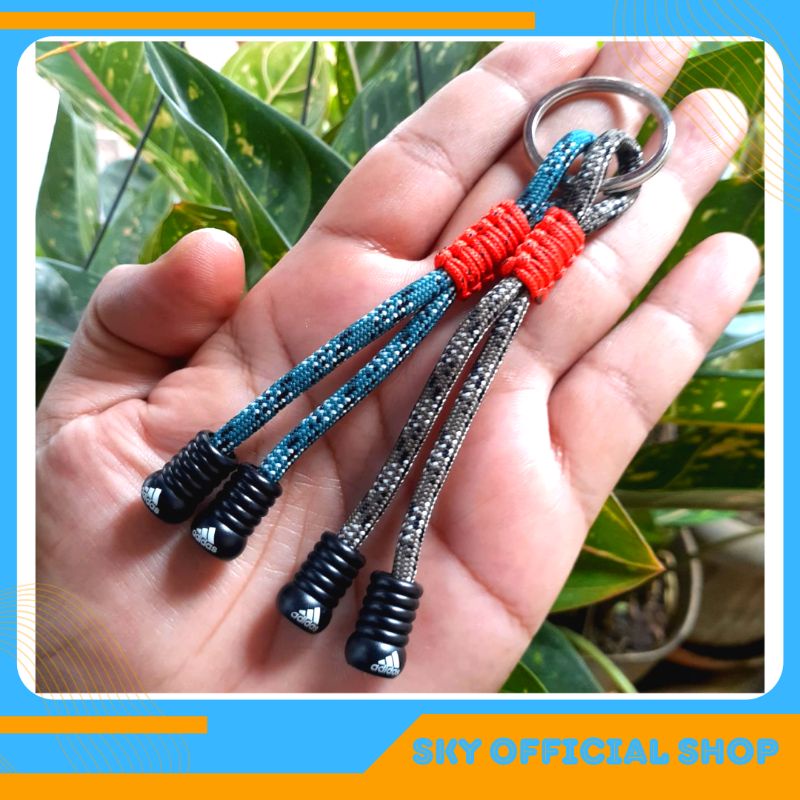 Gantungan Kunci Prusik Rope Keychain Perusik Etnik Ethnic Unik Paracord Universal Lanyard Hp Adds