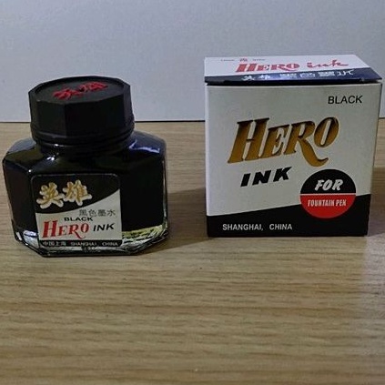 Tinta Hero Ink  For All Fountain Pen . Tinta isi ulang Pena / refil pen