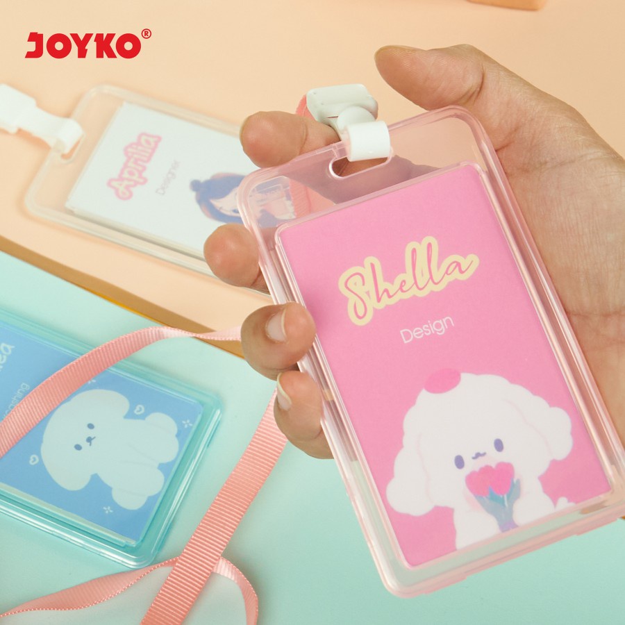 Name Tag + Tali Joyko NT-75 / NT-76 / NT-77 / Tempat ID Card Holder / Portrait / Transparant