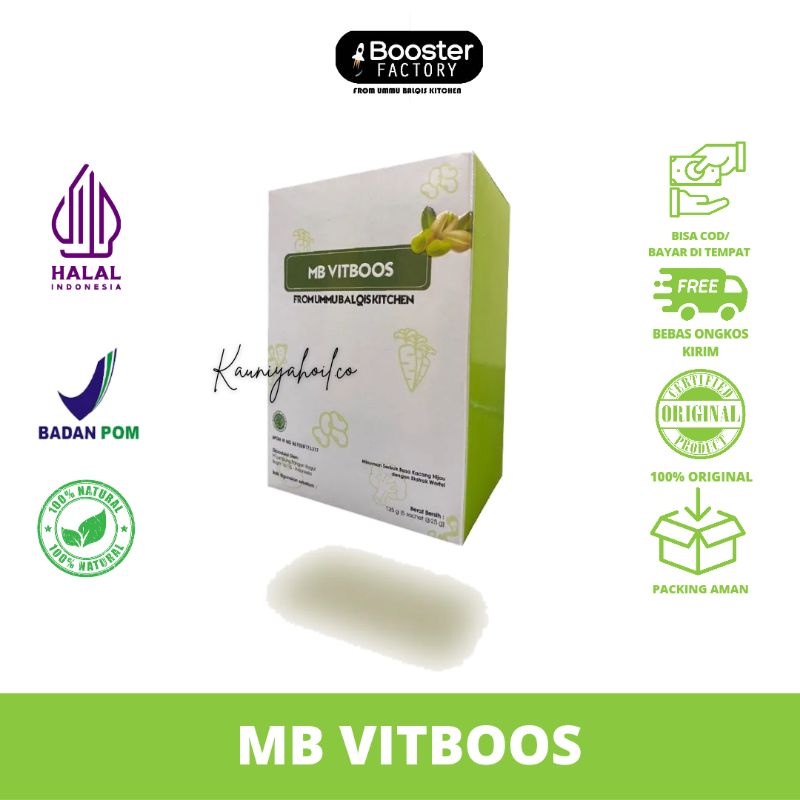 

[Booster Factory] MB Vitboos Mung Bean Vitboos Serbuk (Diperkaya Sayuran Alami) 1 Box 5 Sachet