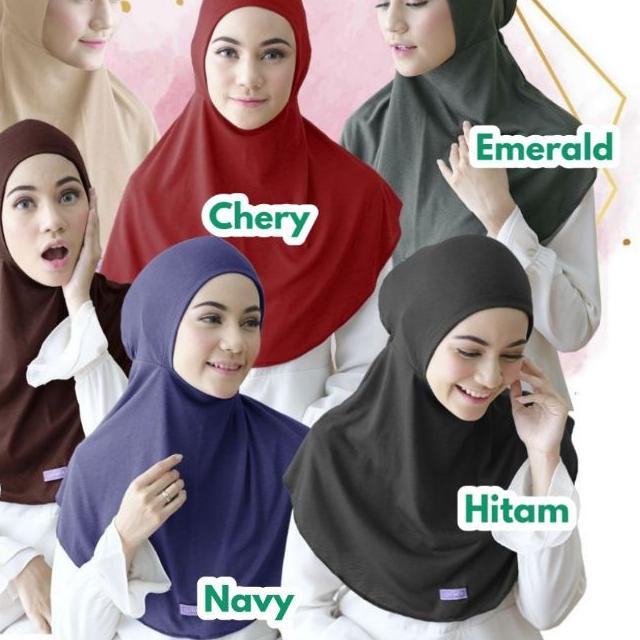 ✩ Momiasi - Inner Hijab Antem Ciput Daleman Hijab Inner Ninja Hitam ✵