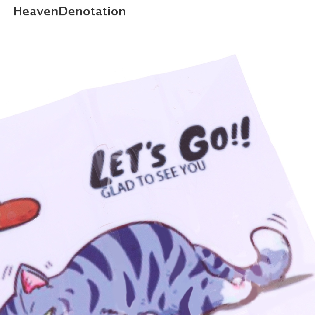 [HeavenDenotation] 3pcs Lucu Kreatif Kucing Peliharaan Stiker Mobil Kucing Panjat Hewan Styling Stiker Mobil Body Dekorasi Decals Auto Decor Aksesoris HDV