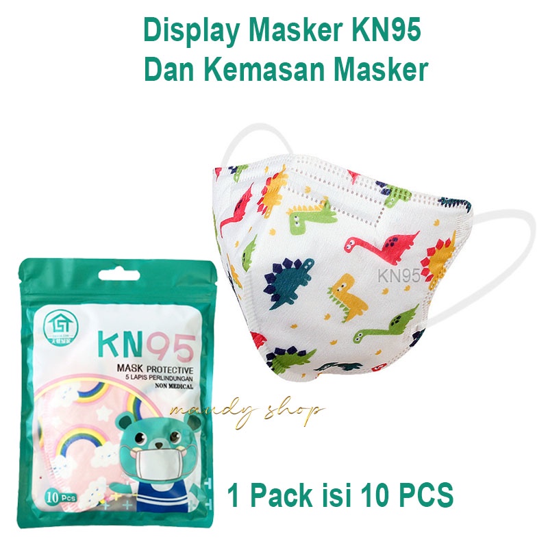 Masker Anak Motif Cartoon KN95 Duckbill 5 PLY Usia 3 - 12 Tahun