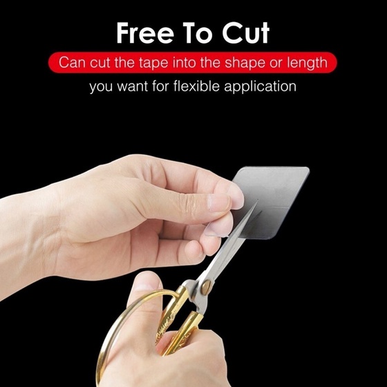 

MSM Nano Double Tape Kotak Persegi Tempel Dinding Kuat Serbaguna Stiker Persegi