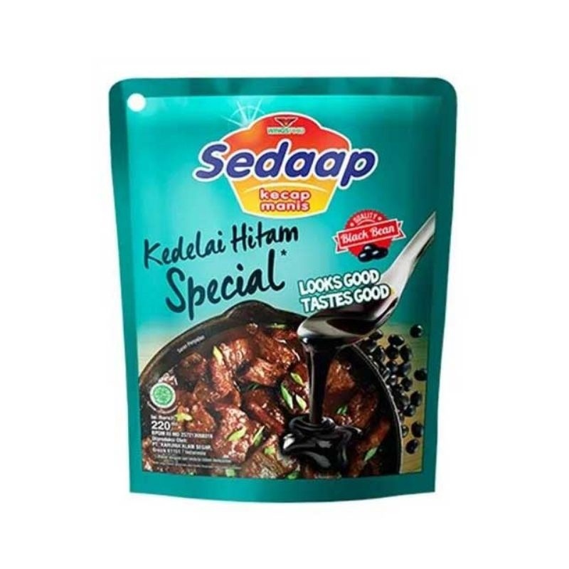 

Sedaap Kecap Manis Kedelai Hitam Refill Pouch 220Ml