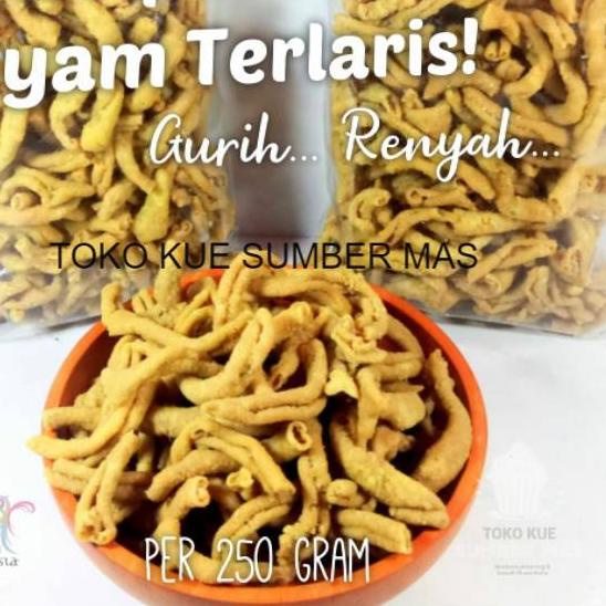 

Original KERIPIK USUS 250gr / KRIPIK USUS AYAM / KERIPIK USUS KILOAN / KERIPIK USUS ASIN GURIH / PEDES DAUN JERUK !