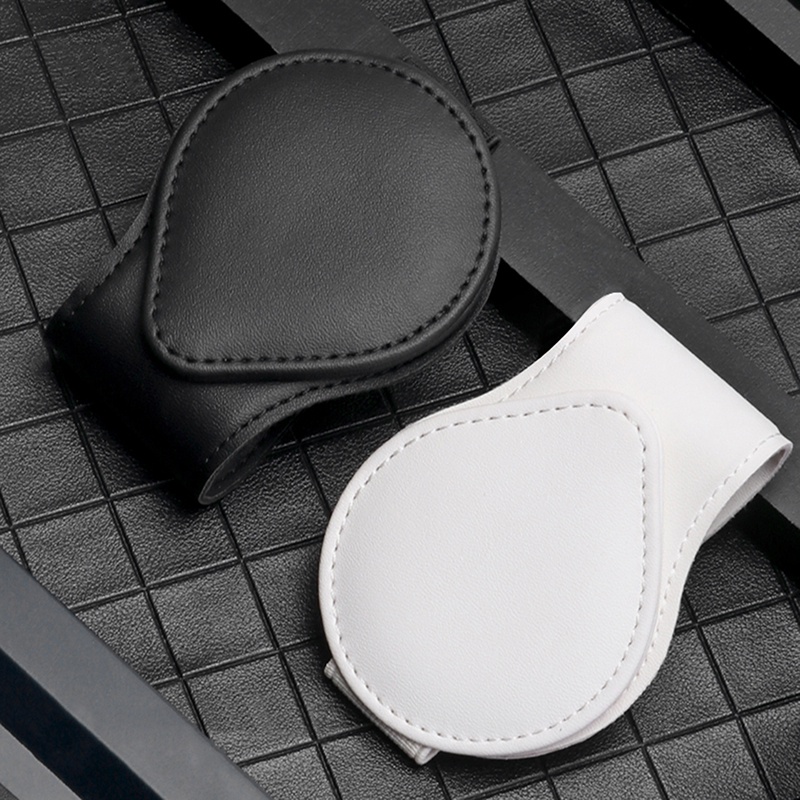 [AYBx] Baju Kaos Distro Pria Wanita Lengan Pendek Tempat Kacamata Mobil Fashion Kartu Nama Sunglasses Holder Leather Sun Visor Storage Holder Car